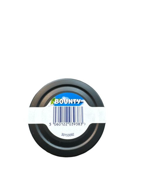 a round black object with a barcode on it