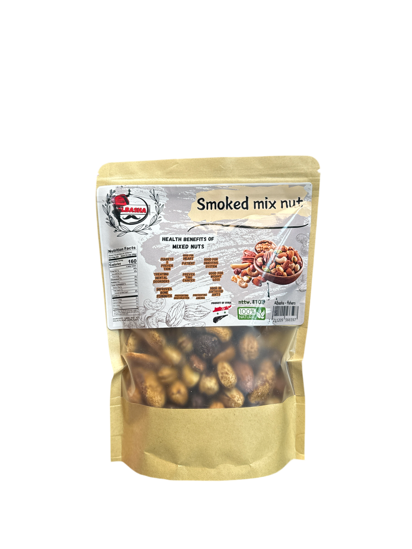 Smoked mix nut