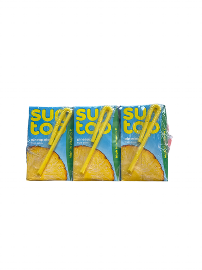 Sun Top pineapple fruit drink 6pk