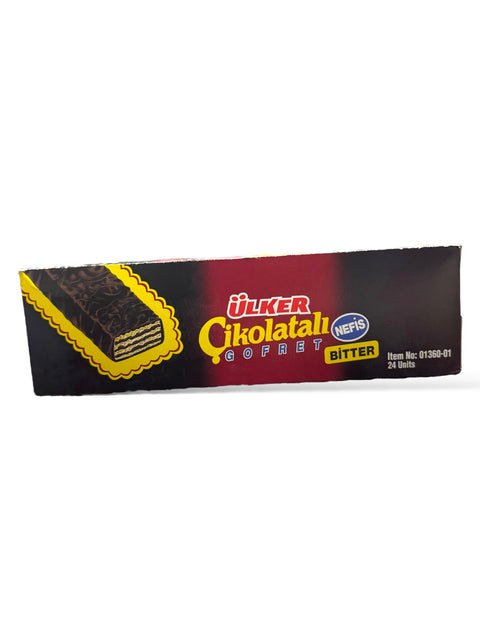 UlkER 3-Layer Chocolate Wafer Bars - Perfectly Crunchy Snack with Rich Cocoa Flavor