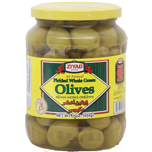 Ziyad Olives, Pickled Whole Green Default Title