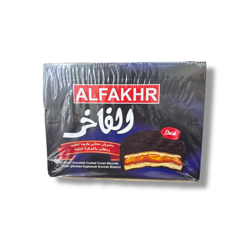 Alfakhr Dark Chocolate Coated Cream Biscuits (12 Pcs.) 720g