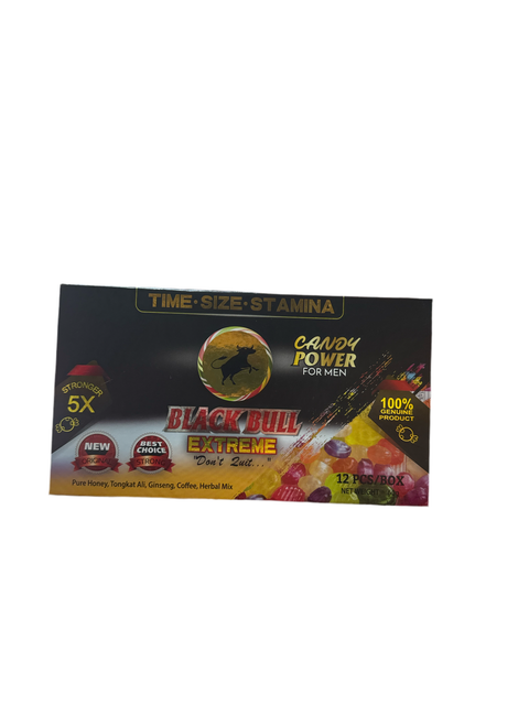 Candy Power For Men Black Bull Extreme - Energizing Formula For Enhanc