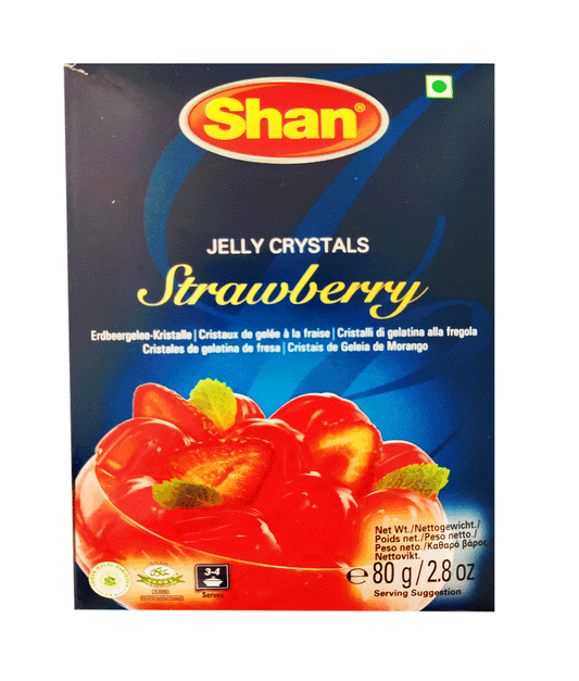 Shan Strawberry Jelly Crystals 80g Default Title