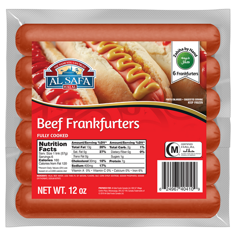 Al Safa Halal Beef Frankfurters