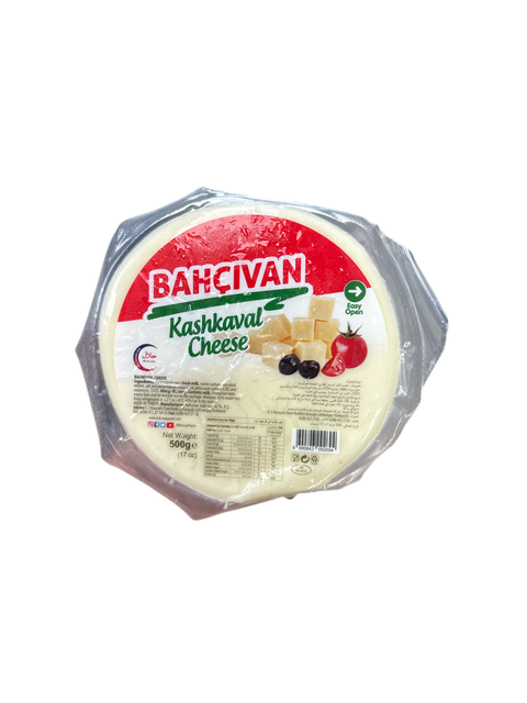 Bahcivan Kashkavan Traditional Cheese 500g - Rich Flavor, Creamy Texture, Perfect for Snacking