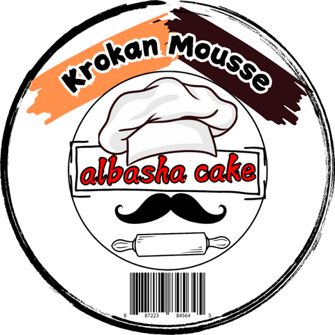 Krokan Mousse Cake - Indulgent Coffee and Almond Dessert Made with Premium Ingredients