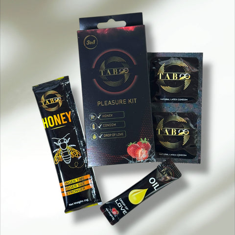 3-In-1 Strawberry Pleasure Kit: Indulge Your Senses with Tasty Fun and Versatile Flavor Options