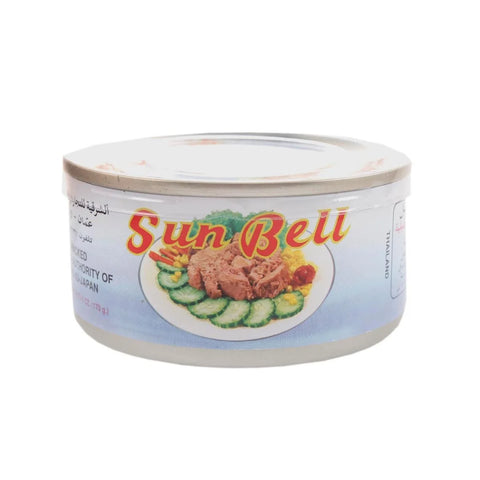 a can of sun bell tuna with cucumbers