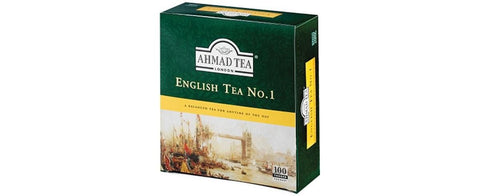 Ahmad Tea English Tea No. 1 Black Tea Bundle - 3 Packs of 7oz with Aro