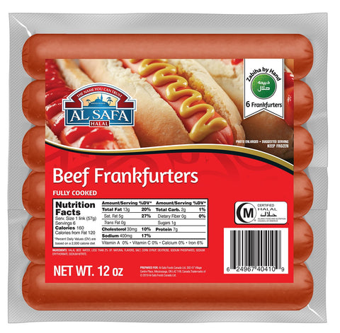 Al Safa Halal Beef Frankfurters Default Title