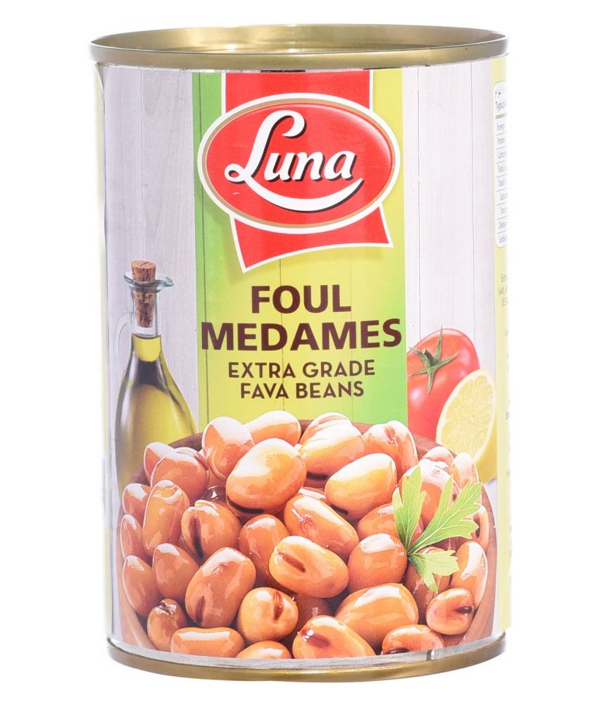 السعر 3.50 ريال Luna Foul Medames Extra Grade Fava Beans 400 G Default Title