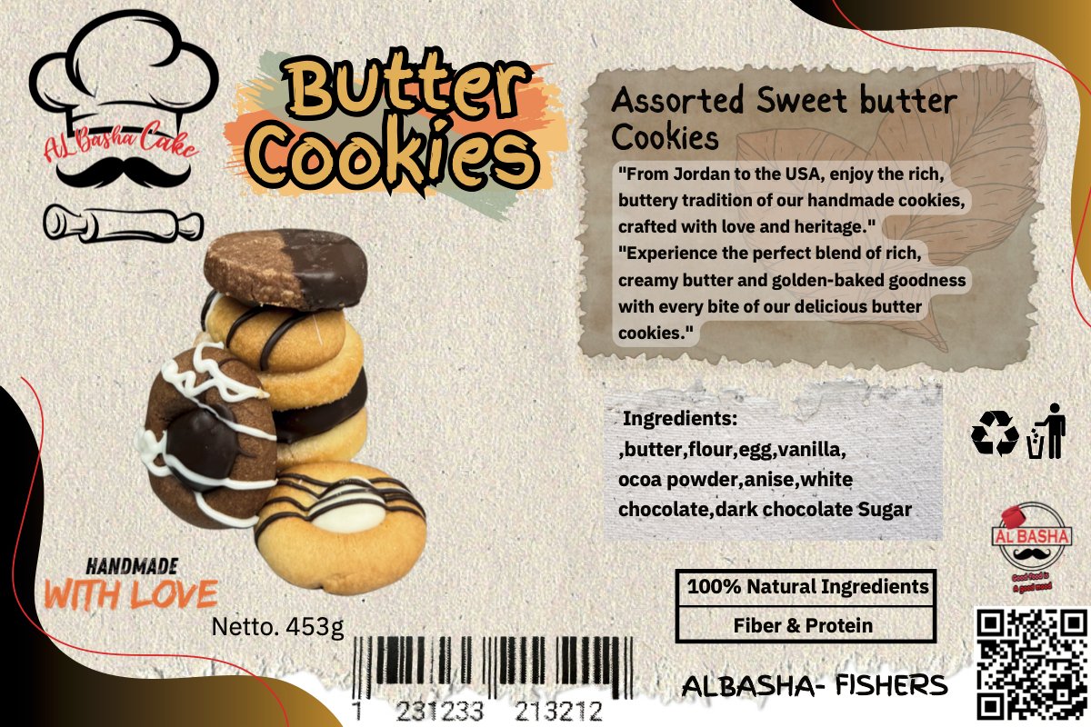 assorted sweet butter cookies