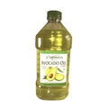 A bottle of Cappadocia Avocado Oil Plus, showcasing its vibrant green liquid and the label that displays the product name and details. The bottle has a sturdy top and is designed for kitchen use, emphasizing its culinary applications.