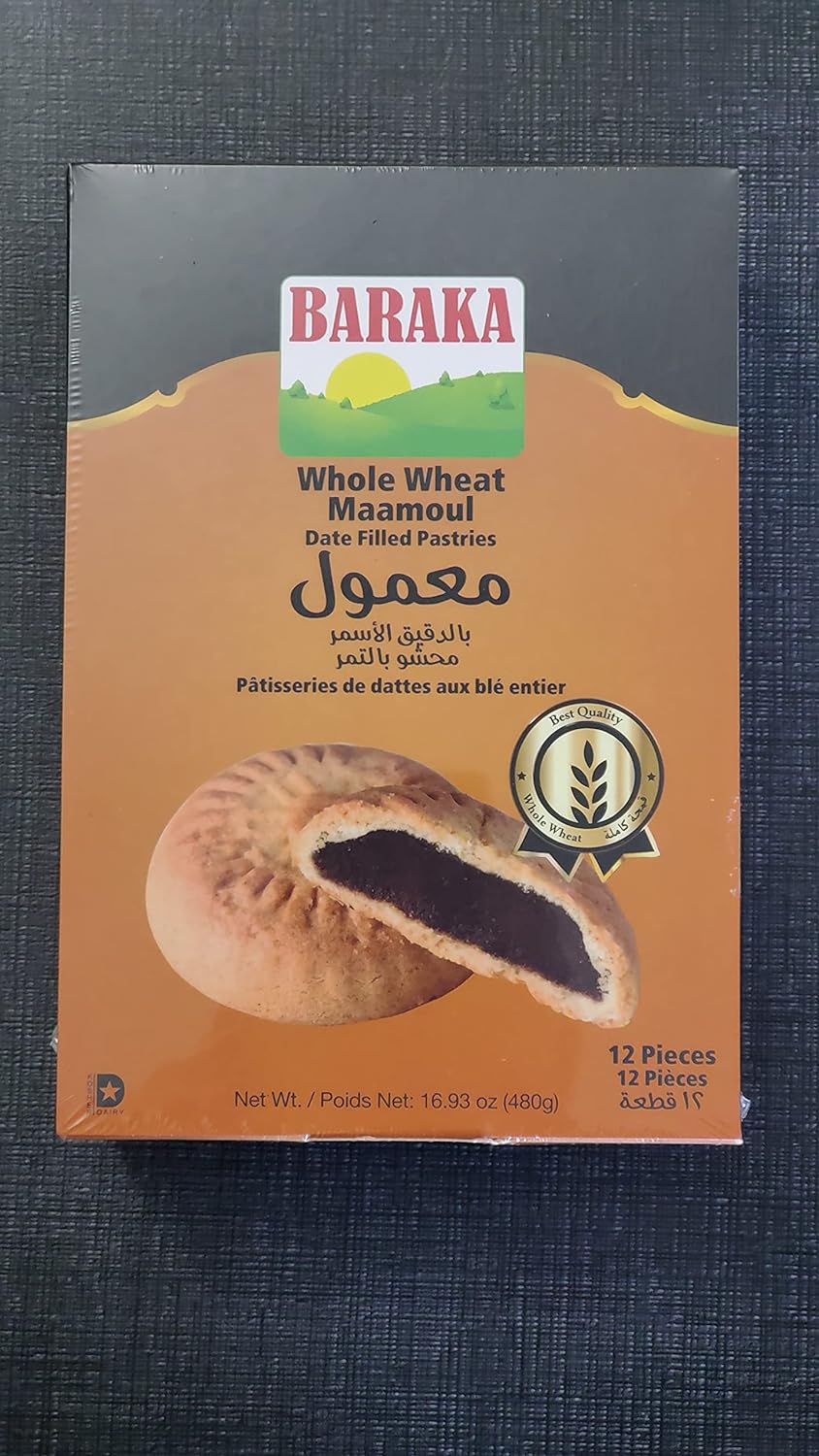 Baraka BARAKA* Whole Wheat Ma'amoul Date Filled Pastries Default Title