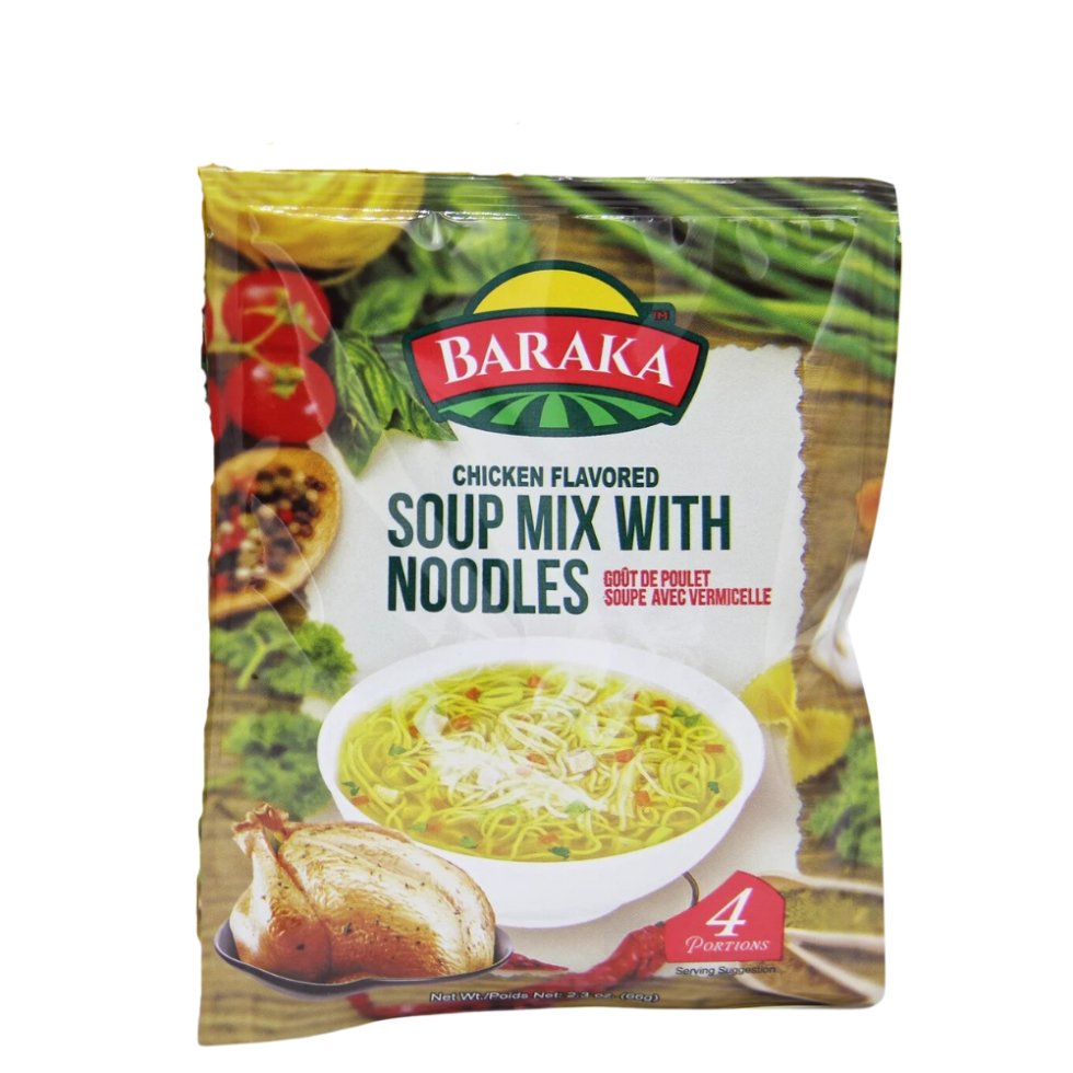 Baraka Soup Mix With Noodles – Chicken Flavour 66G Default Title