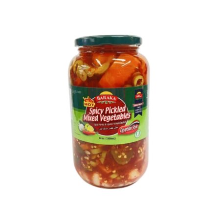 Baraka Spicy Pickled Mixed Vegetables 1300Ml Default Title