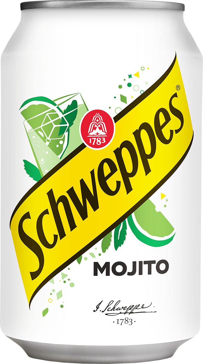 Bautura racoritoare carbogazoasa Schweppes Mojito, Doza 0.33L, Default Title