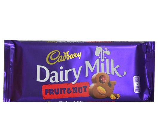 Cadbury Dairy Milk Fruit & Nut Chocolate 110g Default Title