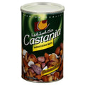 Can of Castania Super Extra Nuts, featuring a blend of various nuts including pistachios, almonds, and cashews. The label states 'Cholesterol Free' and highlights the premium quality of the product. Perfect for healthy snacking.