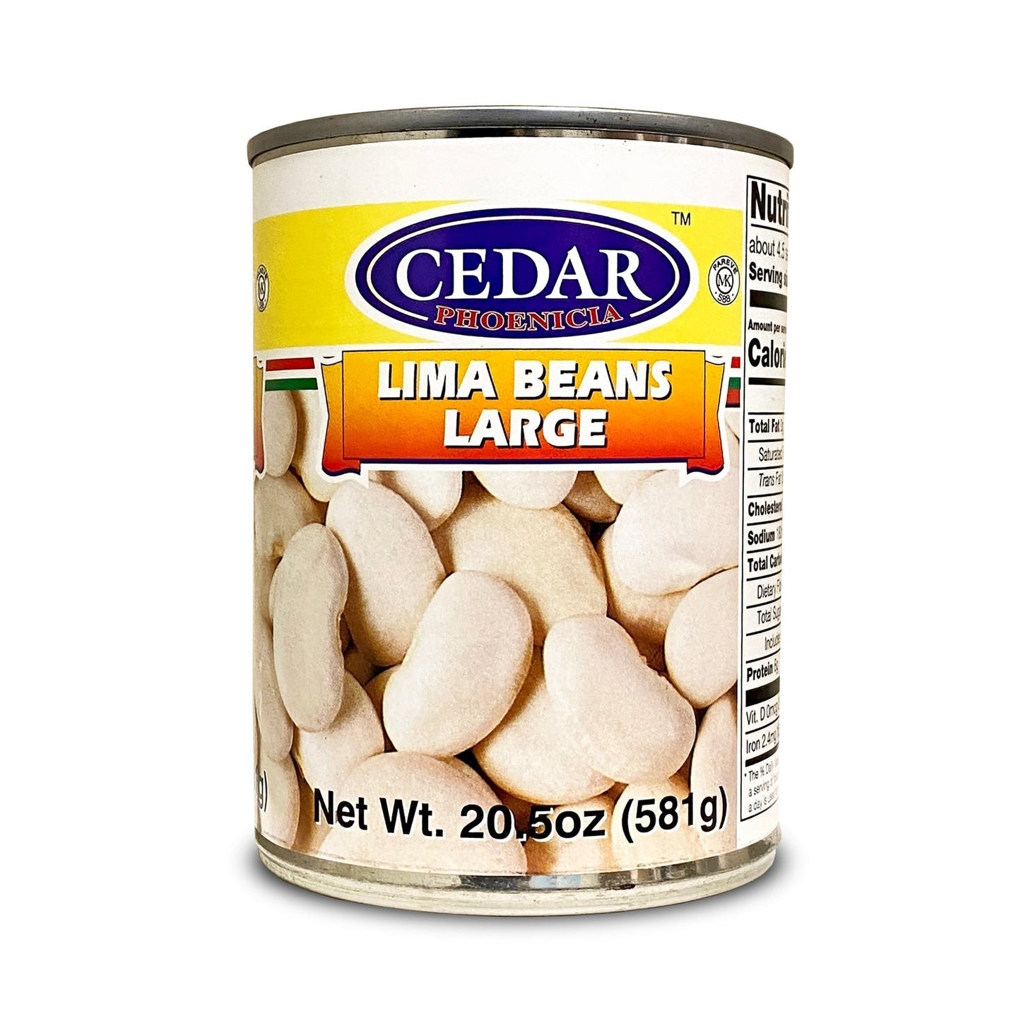 Cedar Large White Lima Beans Default Title