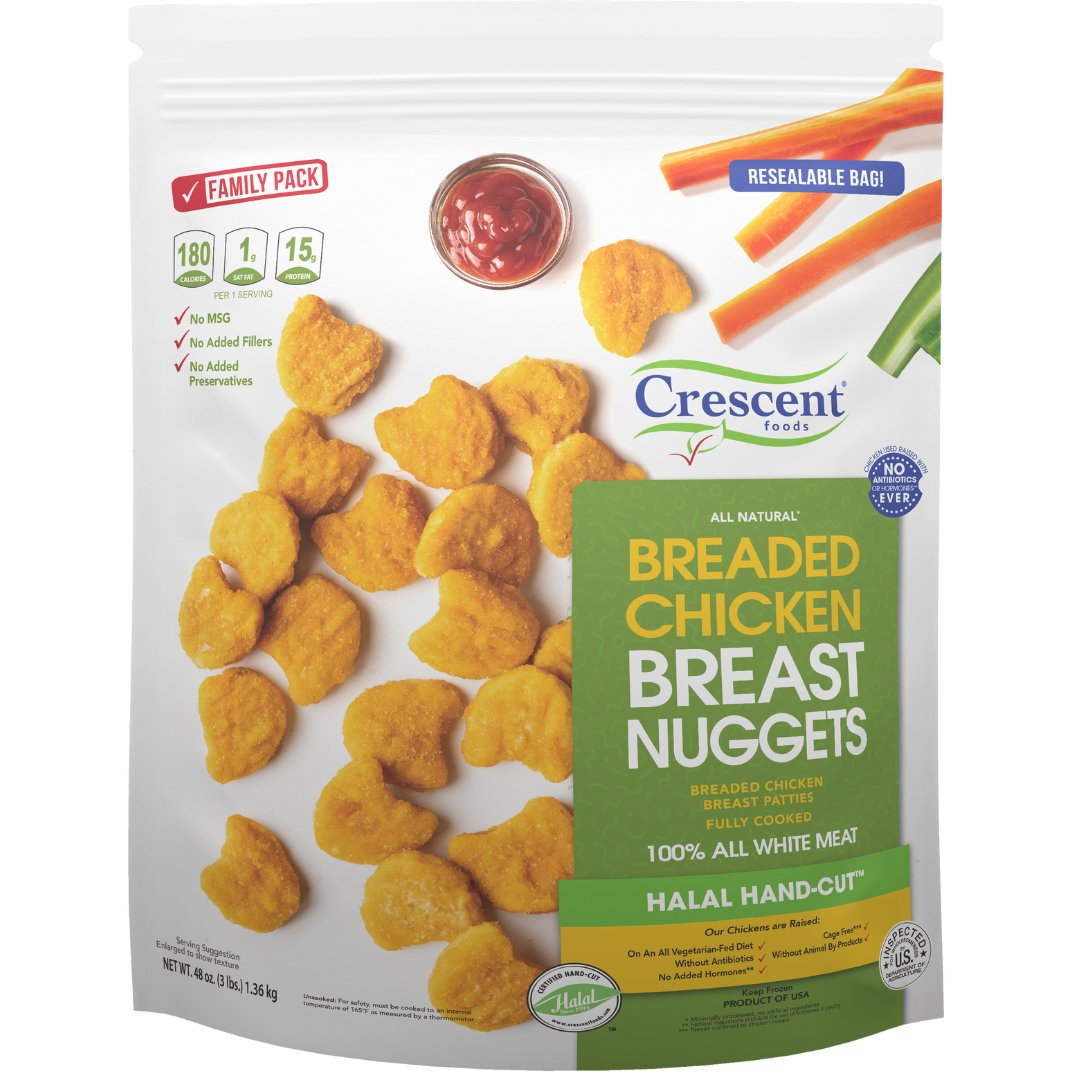 Crescent Foods Chicken Breast Nuggets, Fully Cooked Default Title