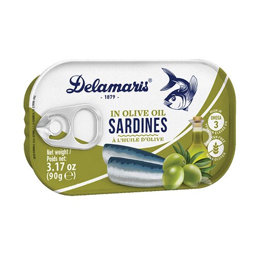 Delamaris Sardines In Olive Oil 90g Default Title