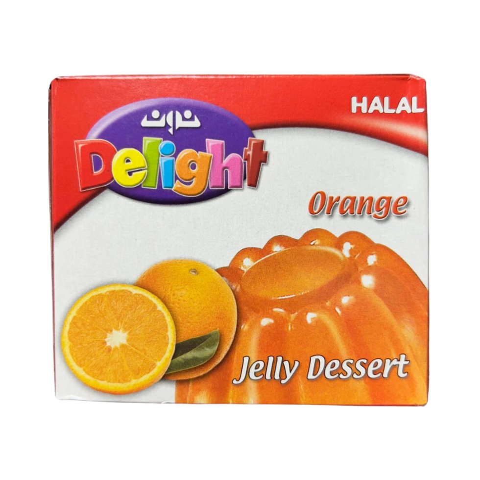 Delight Halal Orange Jelly Dessert Default Title