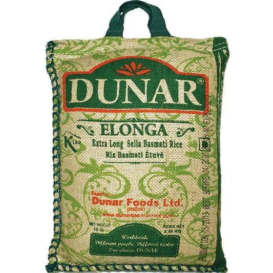 Dunar Elonga Sella Basmati Rice, Parboiled, 10 Pound Default Title