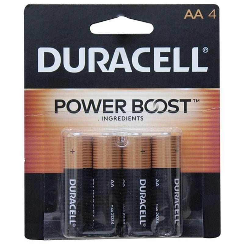 Duracell Coppertop AA Batteries - 4 Pack Alkaline Battery Default Title