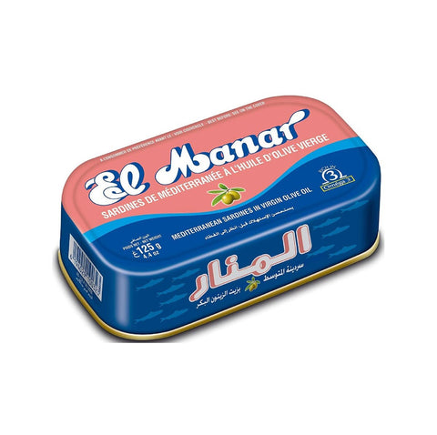 El Manar Sardines In Olive Oil 125g Default Title