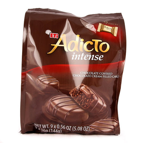 Eti Adicto Intense Chocolate Covered Chocolate Cream 144g Default Title