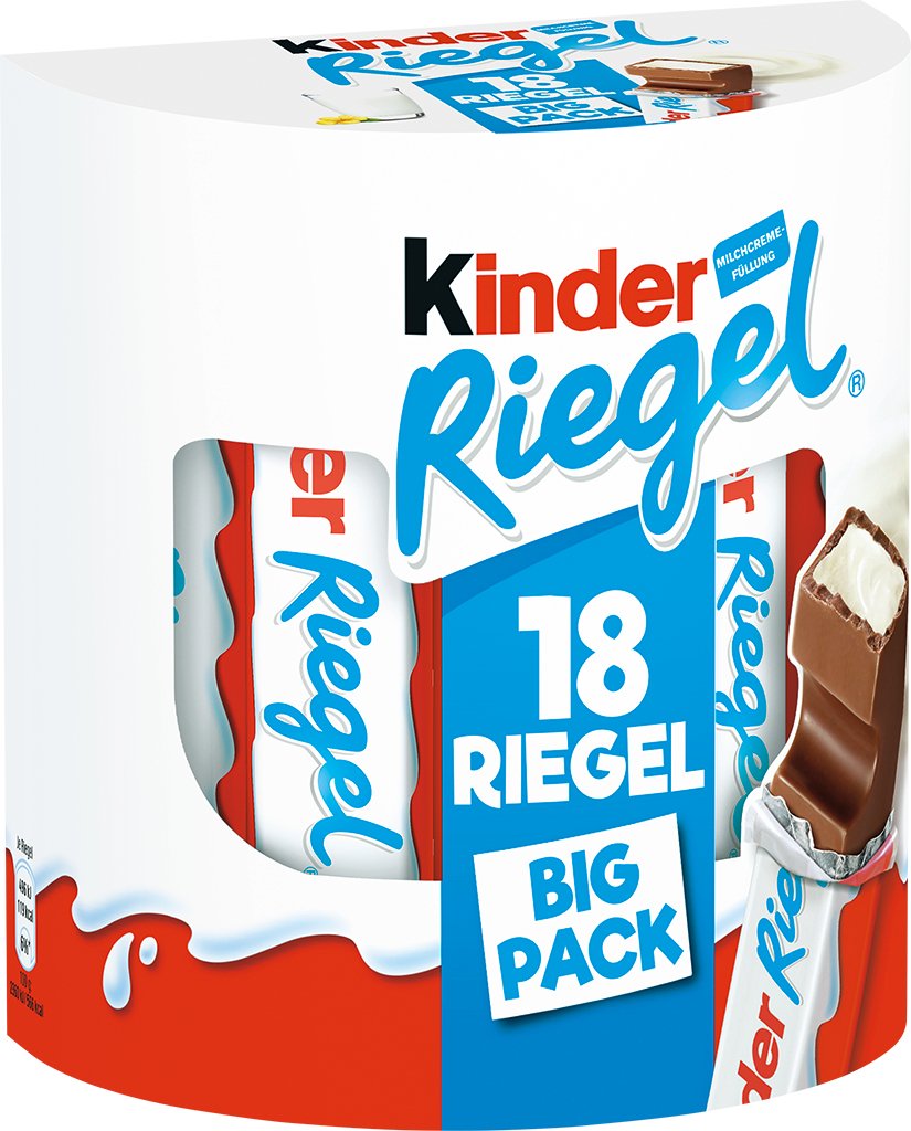 Ferrero Deutschland GmbH Kinder Riegel Big Pack 18er (378g) Default Title