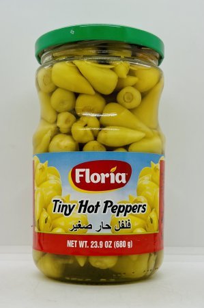 Floria Tiny Hot Peppers 680g. Default Title