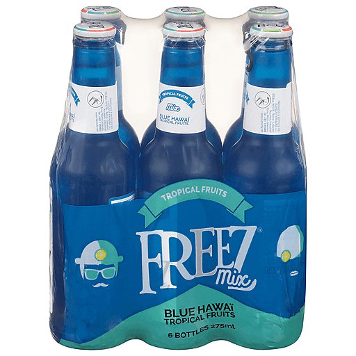 Freez Mix Blue Hawaii Carbonated Drink 6 - 275 Ml Bottles Default Title