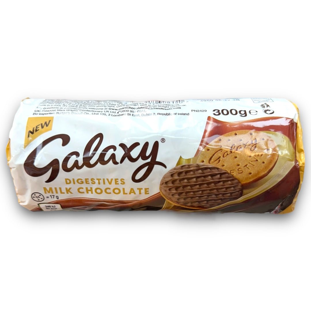 Galaxy Digestive Milk Chocolate 300g - Creamy Chocolate with Crunchy Biscuit Pieces