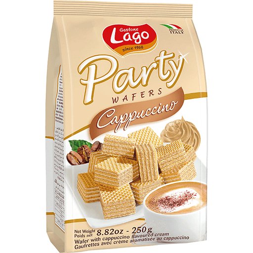 Gastone Lago Cappuccino Wafers Party Bag, 8.82 Oz Default Title