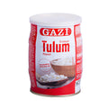 Gazi Tulum Turkish cow milk cheese in a red and white container. The label prominently displays 'Gazi Tulum Peynir' with a wooden bowl of cheese visible at the bottom, indicating a traditional and authentic product with 440 grams net weight.