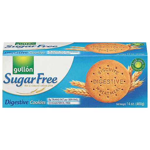 Gullon Digestive Cookies Sugar Free 14oz Default Title