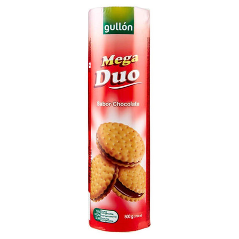 Gullon Mega Dueto Chocolate Cream Sandwich Cookies Packages Default Title