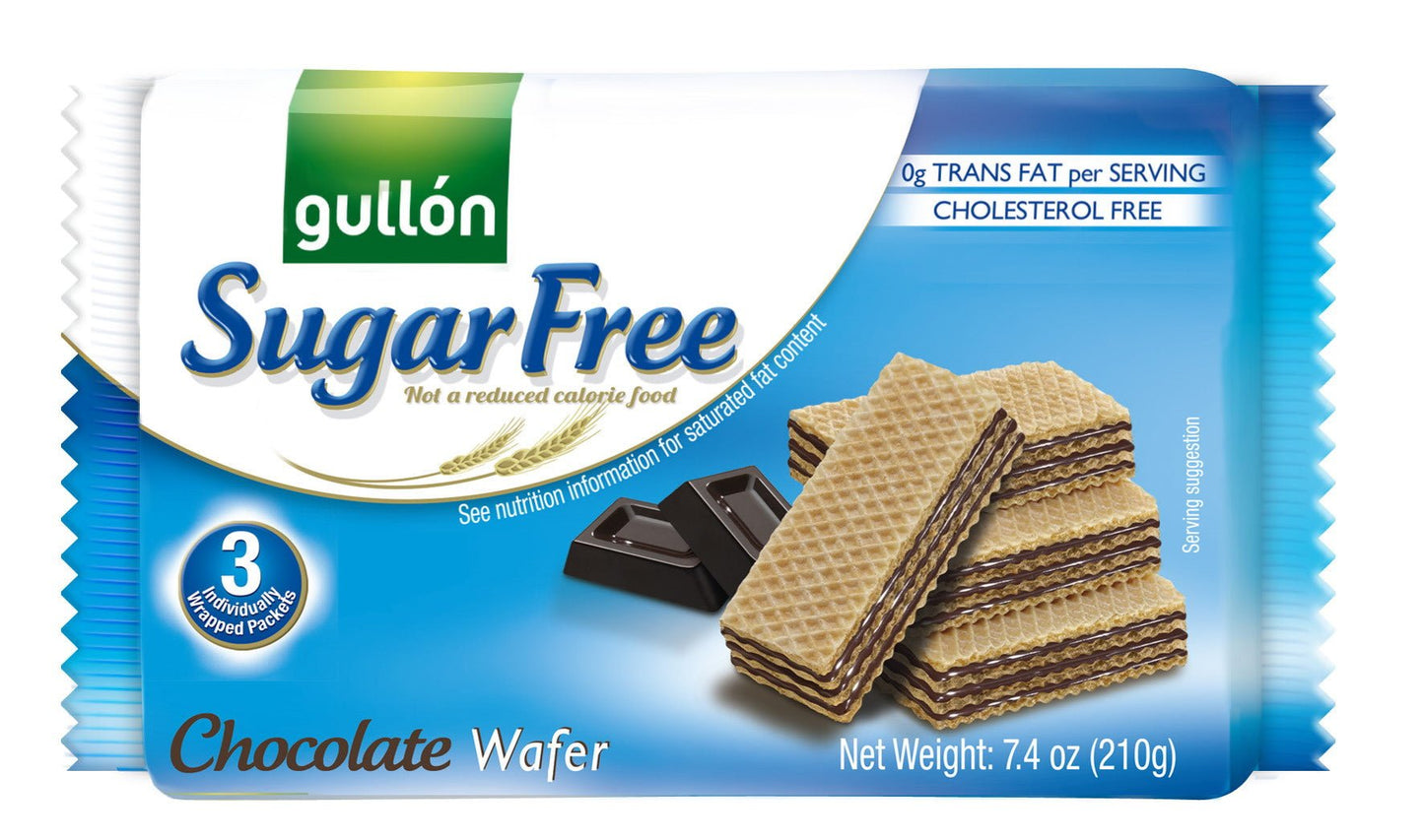 Gullon Wafer, Chocolate, Sugar Free Default Title