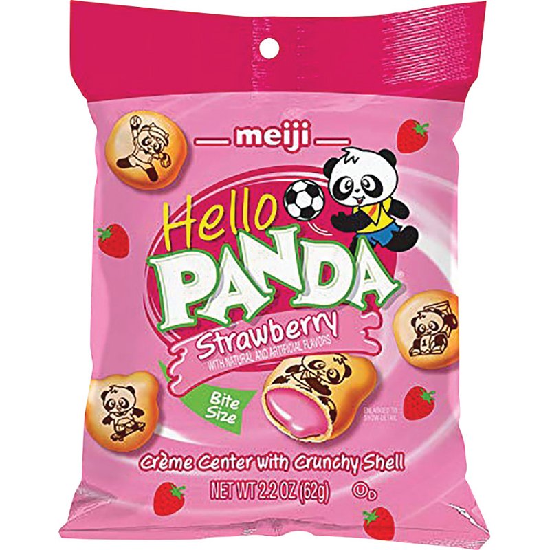 Hello Panda Cookies, Strawberry, Bite Size 2.2 Oz Default Title