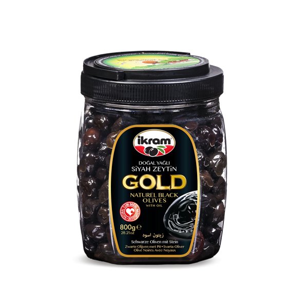 Ikram Black Olives Gold 800gr Default Title