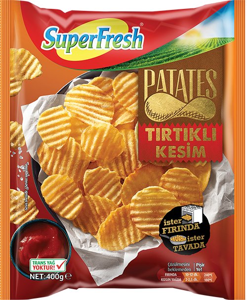 Картофель Зам Frozen Potato Тонкой Нарезки Волнистый 400г SuperFresh Default Title