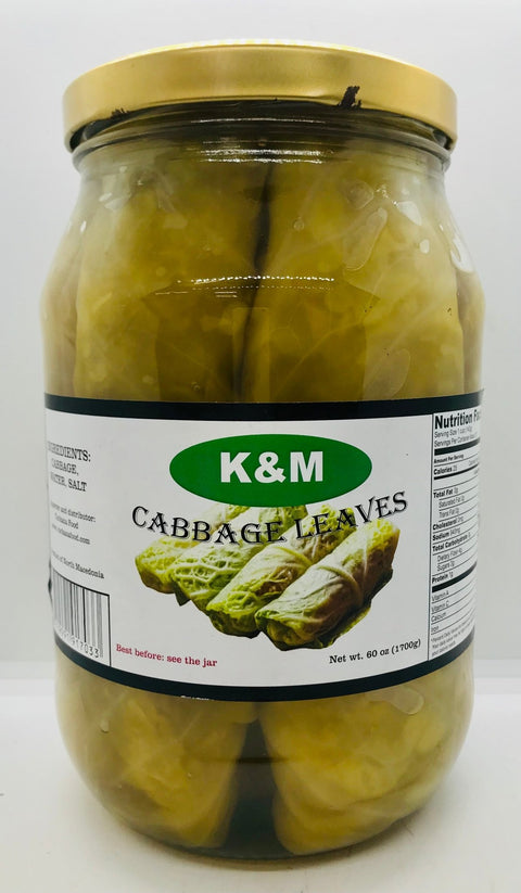 K&m Cabbage Leaves In Brine 1700gr Default Title