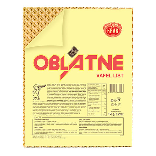 Kras Oblatne Wafer Sheets 150g Default Title