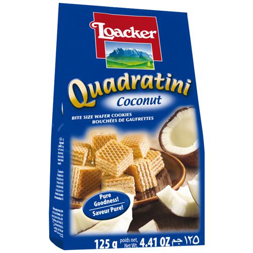 Loacker Quadratini Coconut Wafer 125g X 12 Default Title