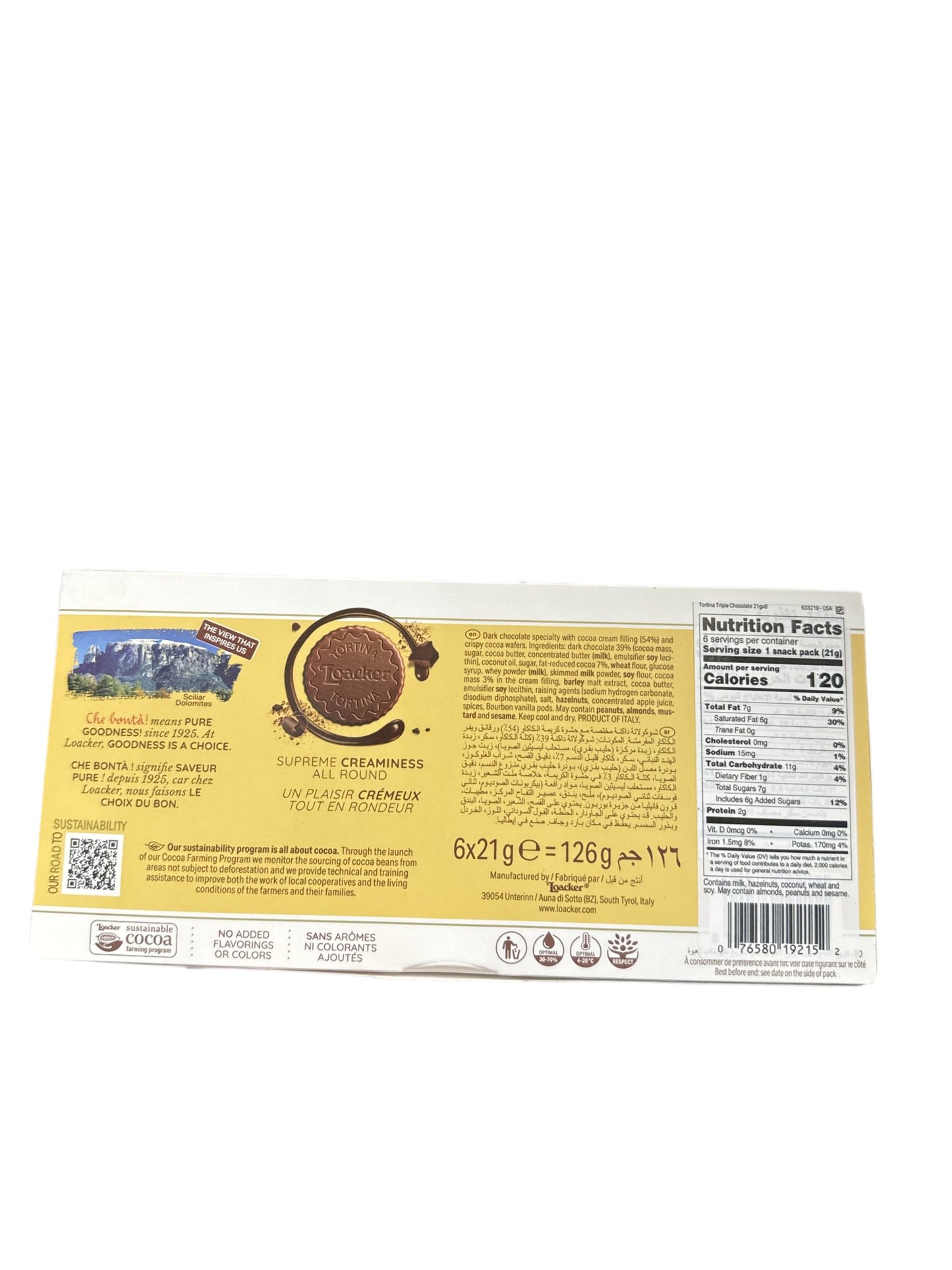 Loacker Tortina triple chocolate