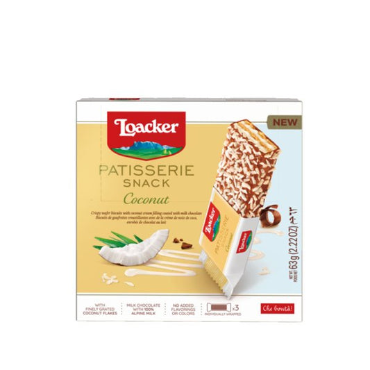 Loacker Вафля Patisserie Snack Coconut 21g Default Title