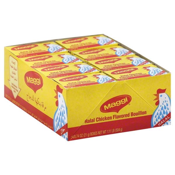 Maggi Halal Chicken Flavored Bouillon 24 Boxes 0.74 Oz Ea Default Title